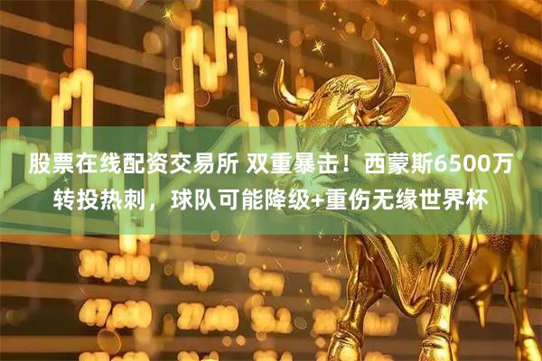股票在线配资交易所 双重暴击！西蒙斯6500万转投热刺，球队可能降级+重伤无缘世界杯